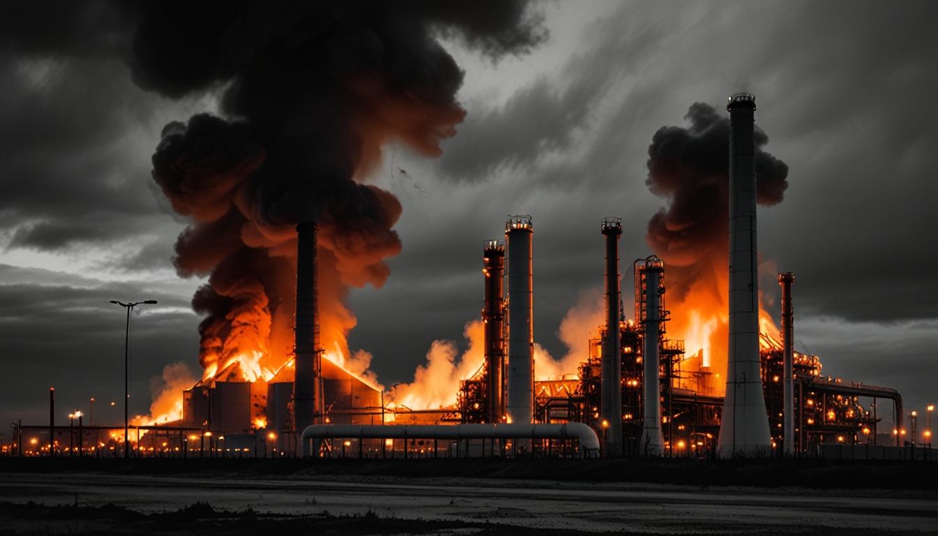 Ukraine's Armed Forces Target Russian Oil Refinery in Strategic Drone Strike