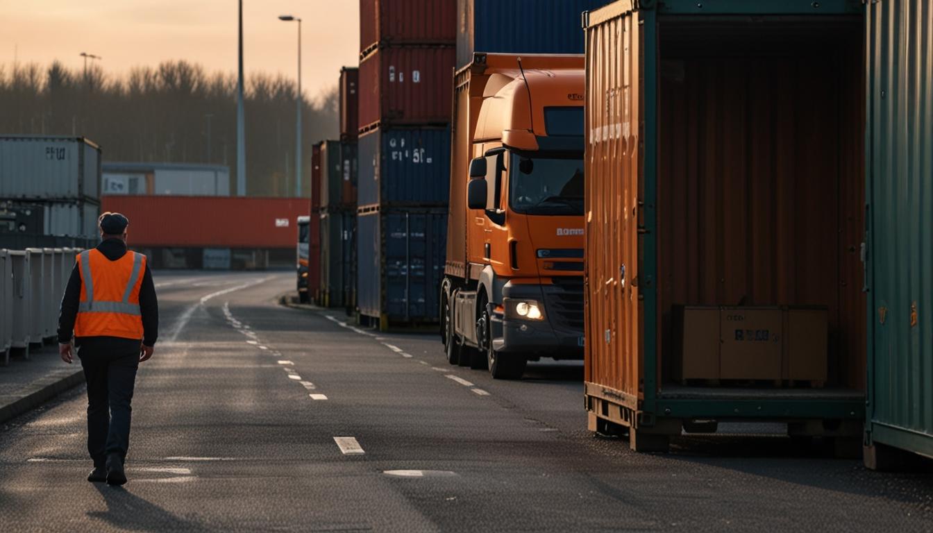 Dutch lorry drivers face delays and poor conditions at UK border posts post-Brexit