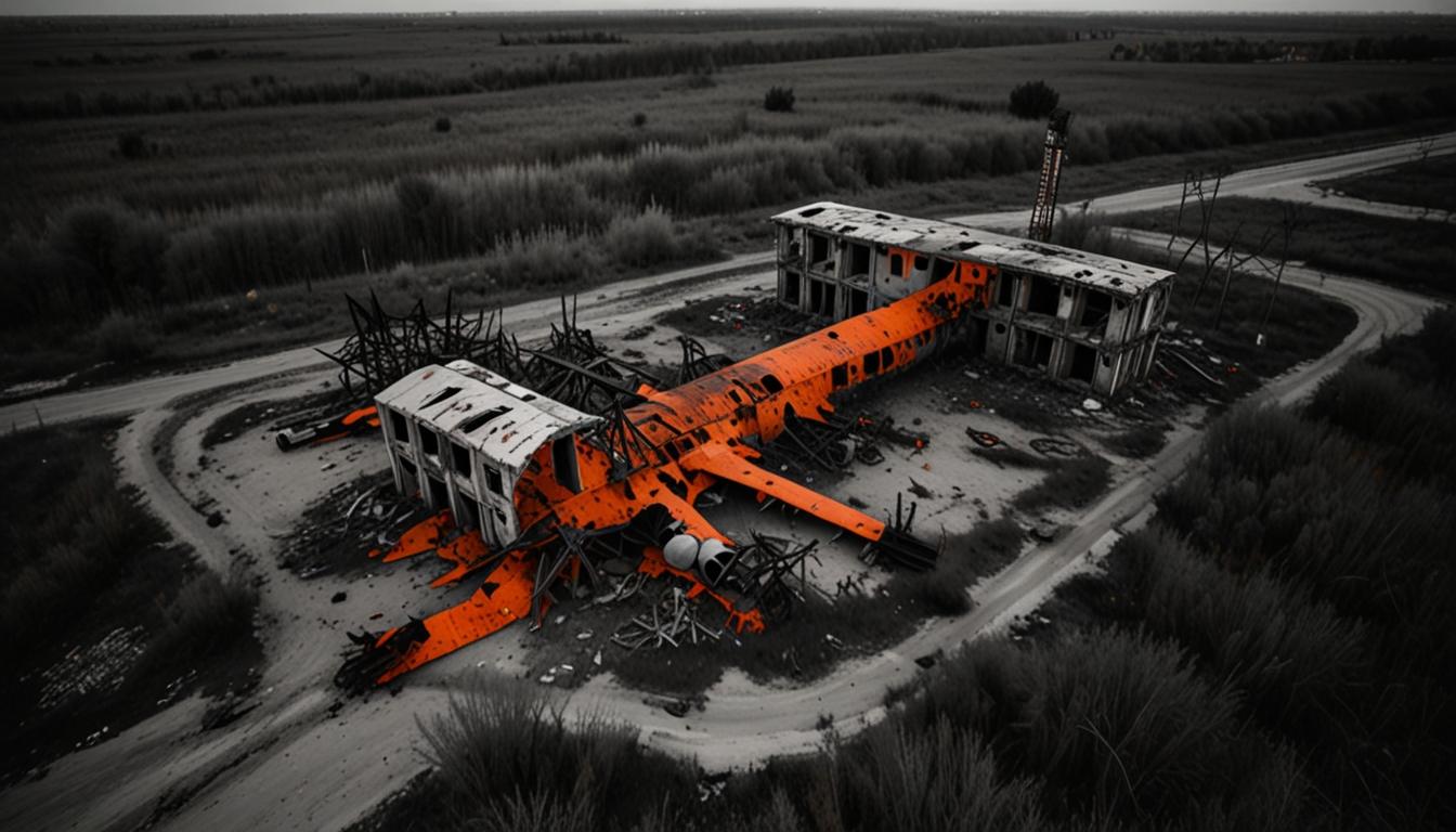 Russian Drone Attack Targets Ukraine's Energy Infrastructure and Leads to Power Outages