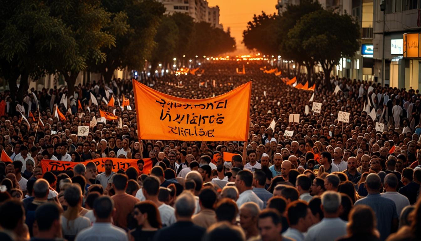 Thousands of Israelis Protest in Tel Aviv for Ceasefire and Hostages' Release Amid Escalating Tensions with Hezbollah