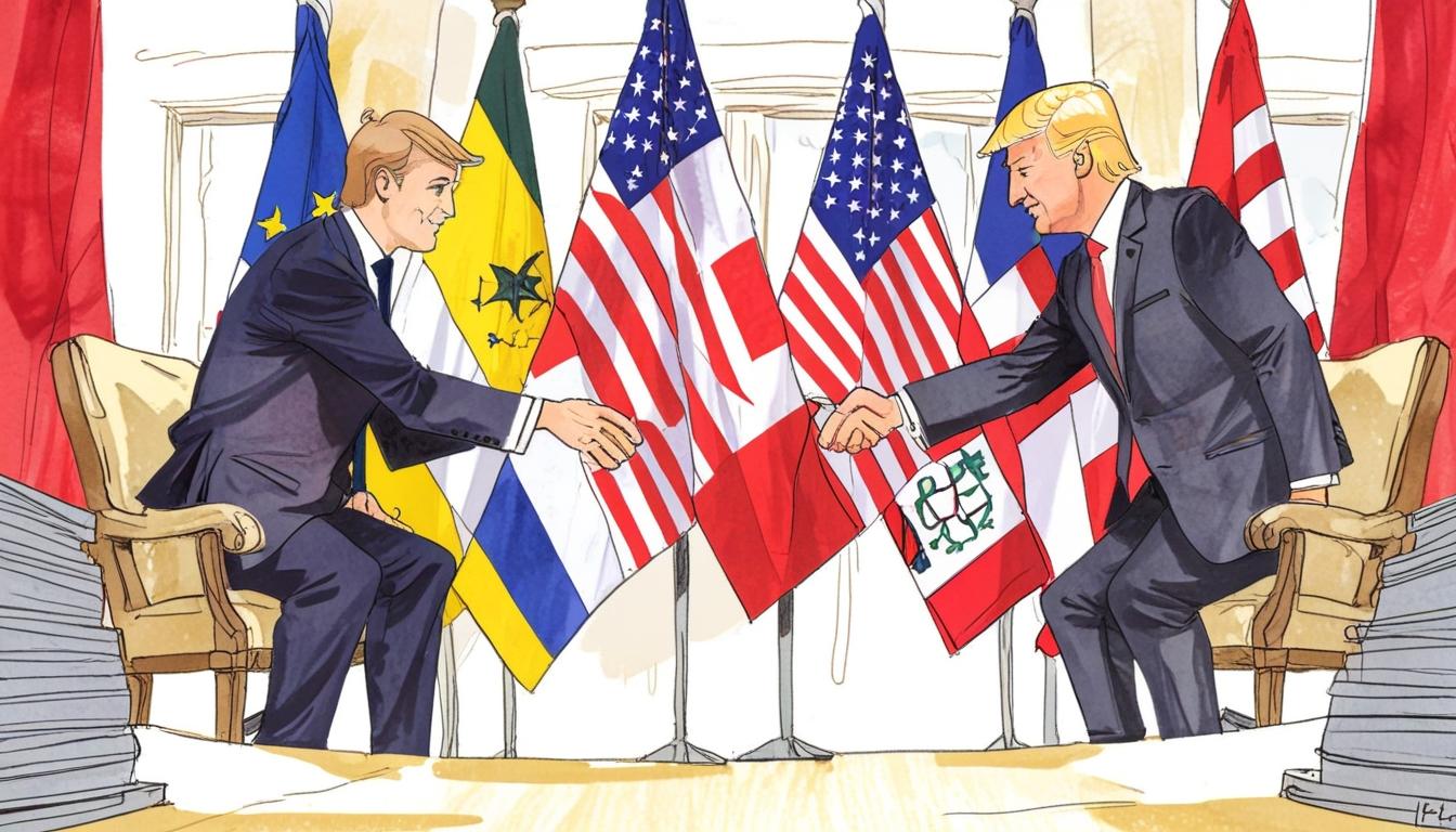 Trump and Macron discuss Ukraine conflict amid Argentina's Falkland Islands turmoil