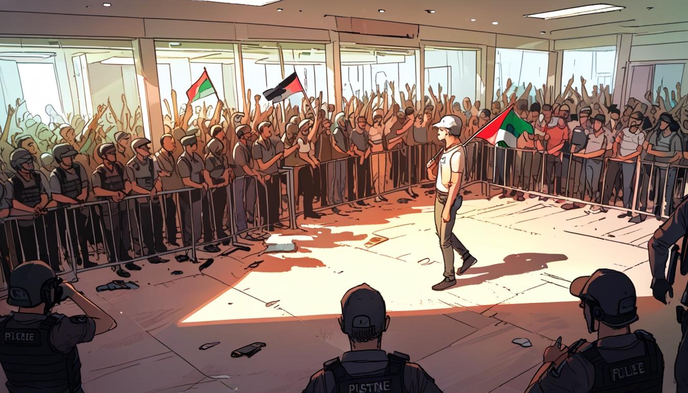 Pro-Palestine protesters enter BBC and RTÉ buildings in Belfast and Dublin