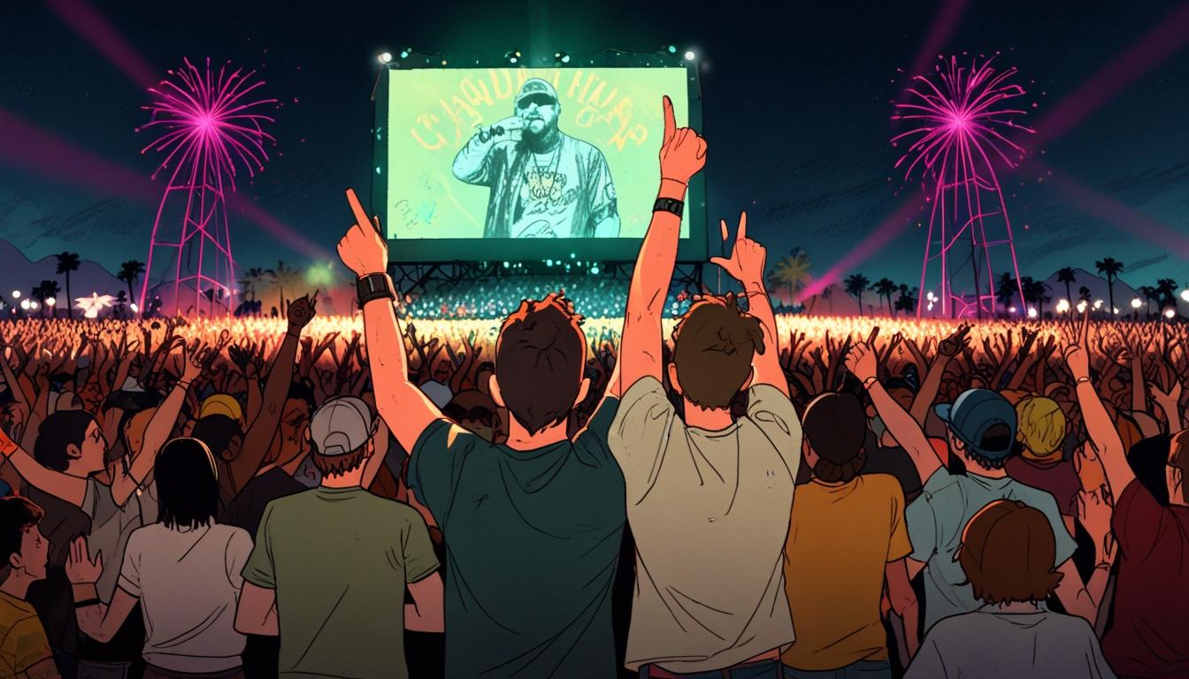 Belfast rap trio Kneecap face death threats after Coachella Israel criticism