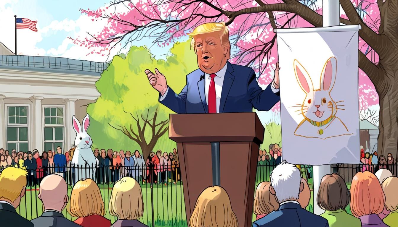 Donald Trump marks Pope Francis’s death during White House Easter Egg Roll, sparking mixed reactions
