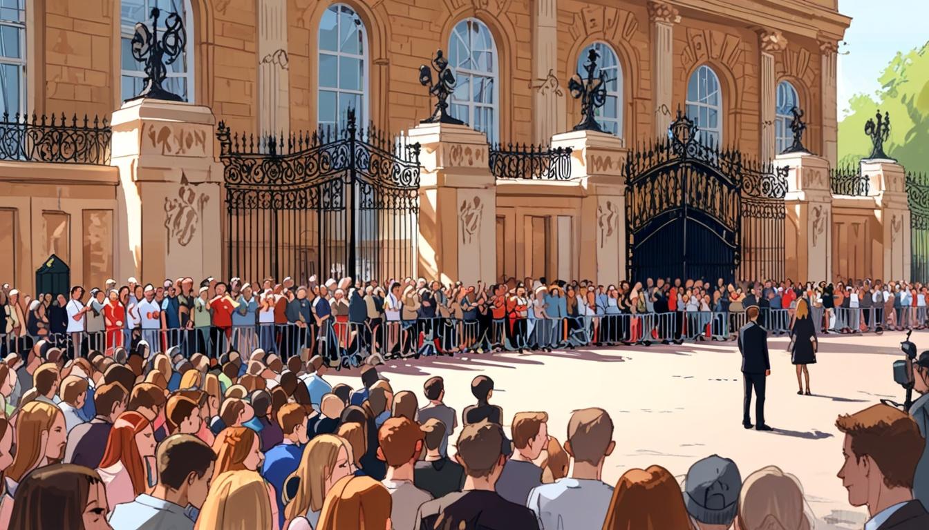 Prince Harry’s call for UK security sparks mixed reactions outside Buckingham Palace