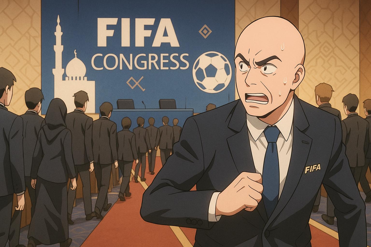 FIFA congress delays spark uproar over Infantino’s priority of diplomatic ties with Trump