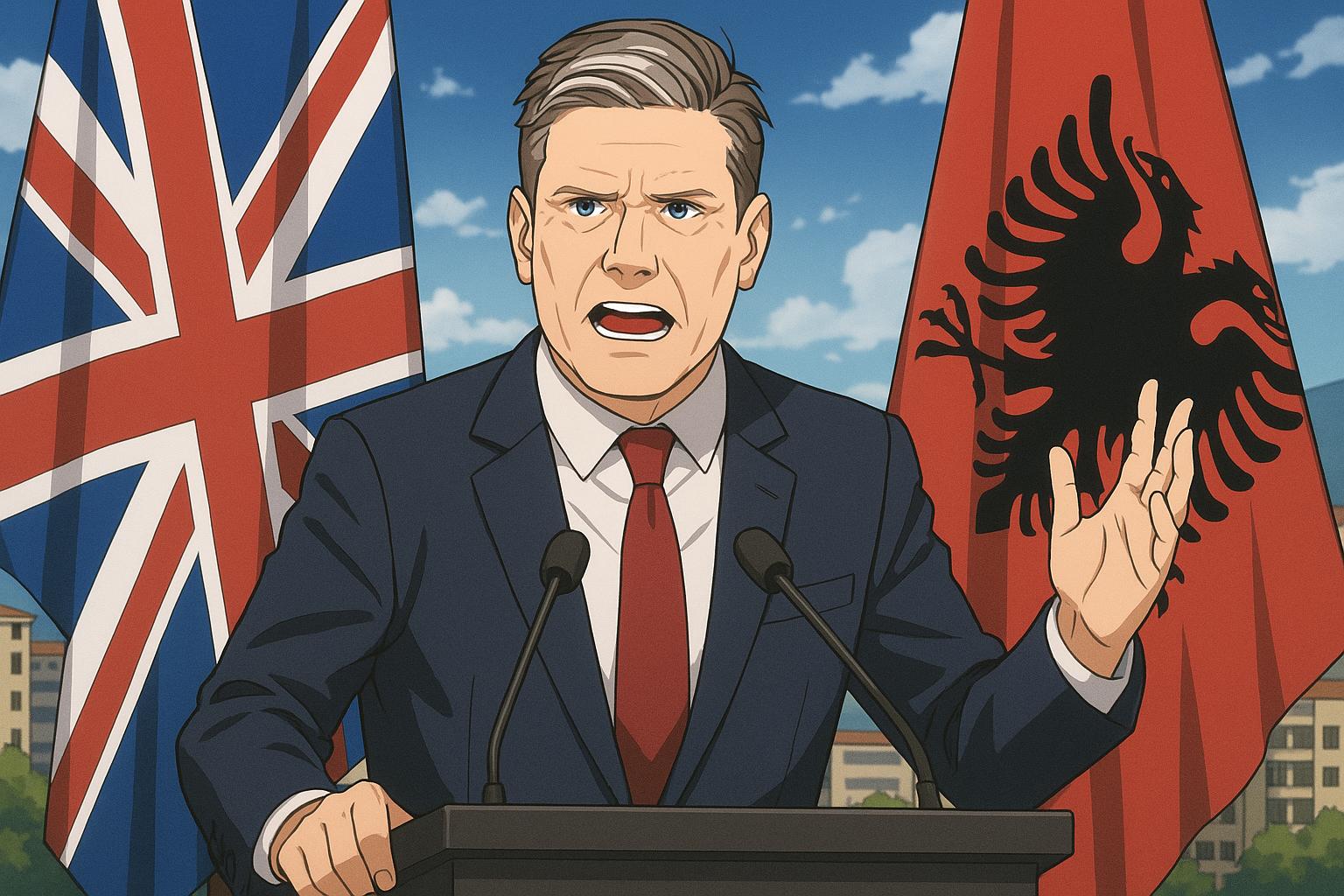 Keir Starmer confronts Conservative distractions with bold immigration diplomacy in Albania