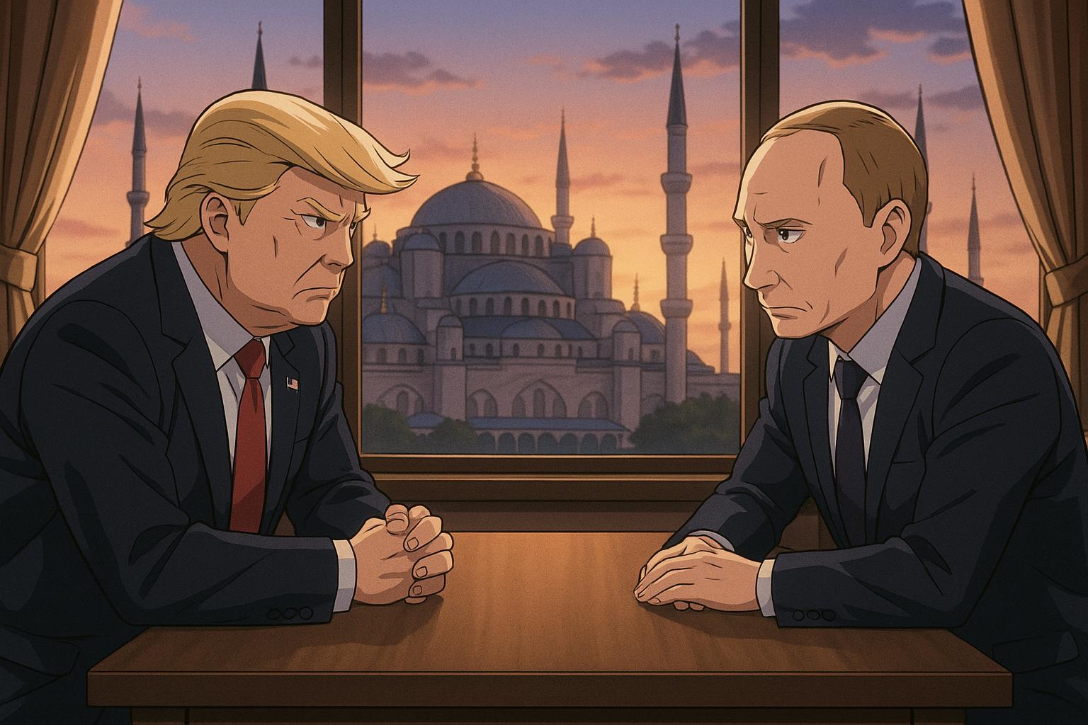 Trump claims peace in Ukraine hinges on meeting Putin amid stalled talks in Istanbul