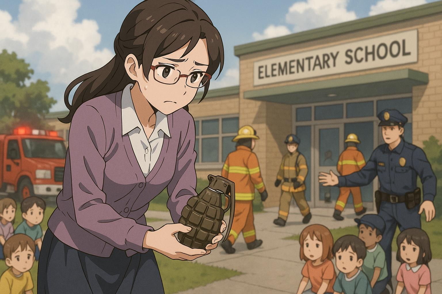 Primary school evacuated after pupil brings WWII hand grenade to assembly