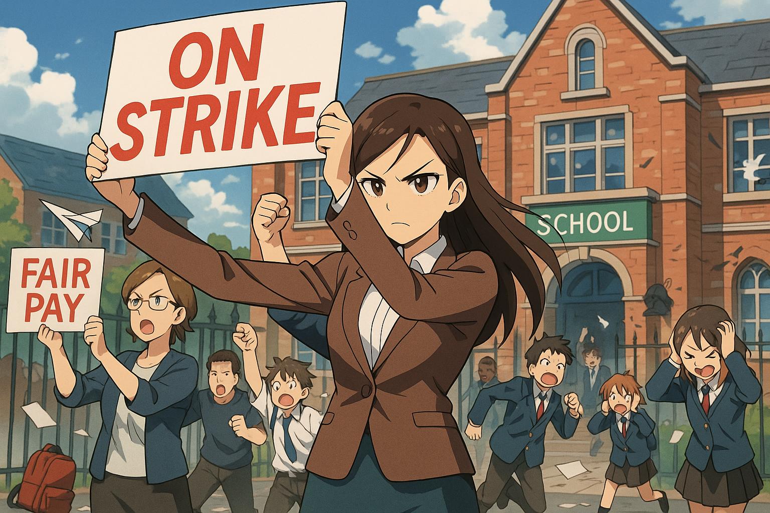 Teachers strike over rising violence and disruption in UK schools