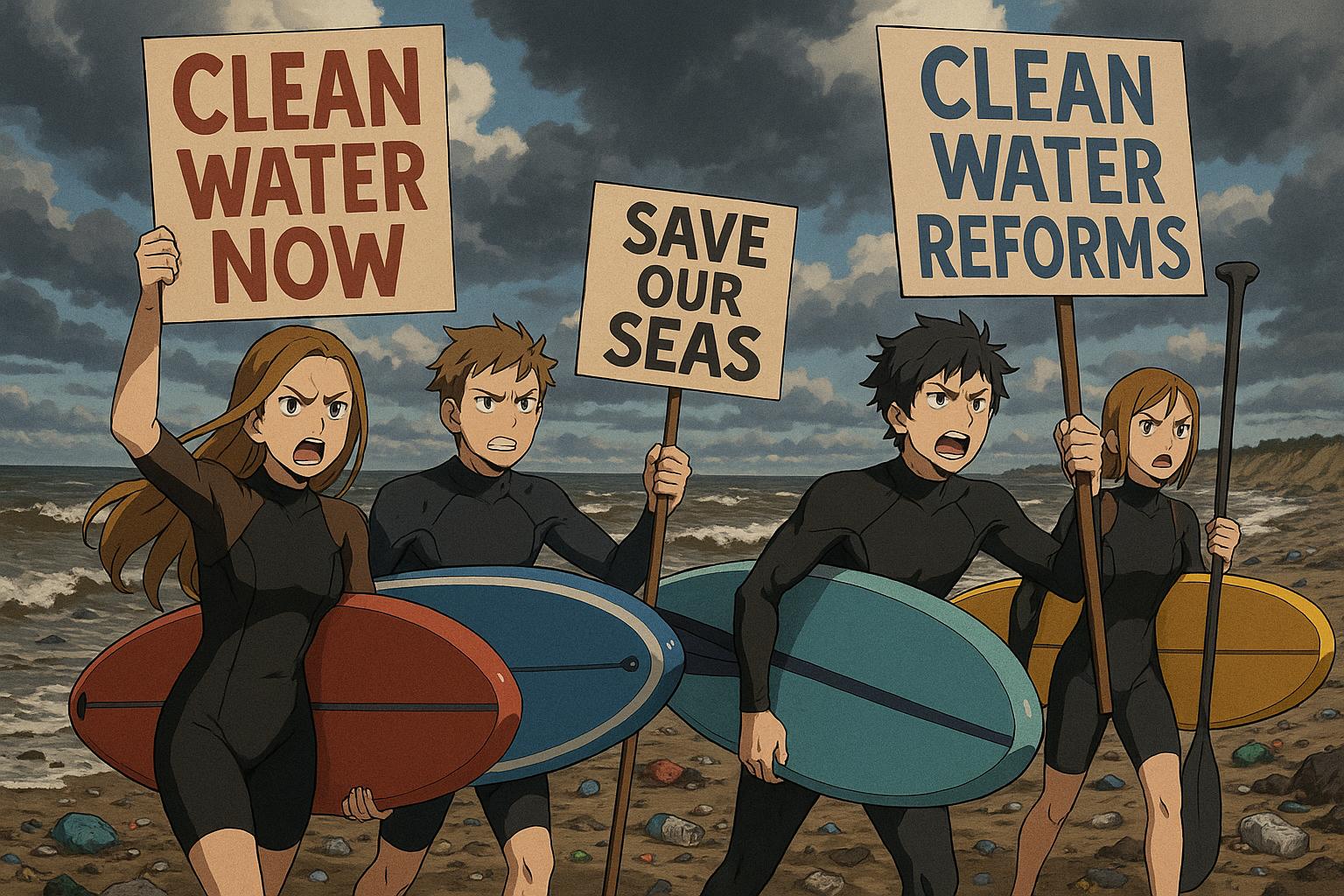 Thousands rally across UK demanding urgent action on sewage pollution crisis