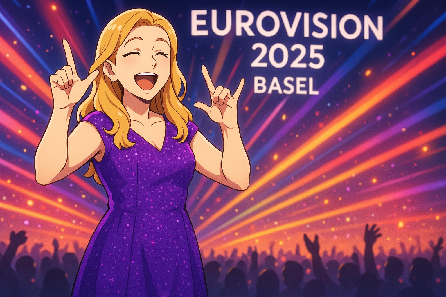 Clare Edwards steals the show at Eurovision 2025 amid Austria’s contentious victory