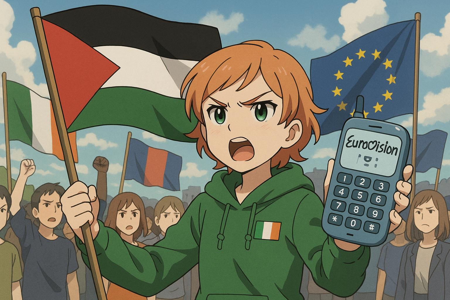 Ireland’s public protests for Palestine contrast with high Eurovision votes for Israel
