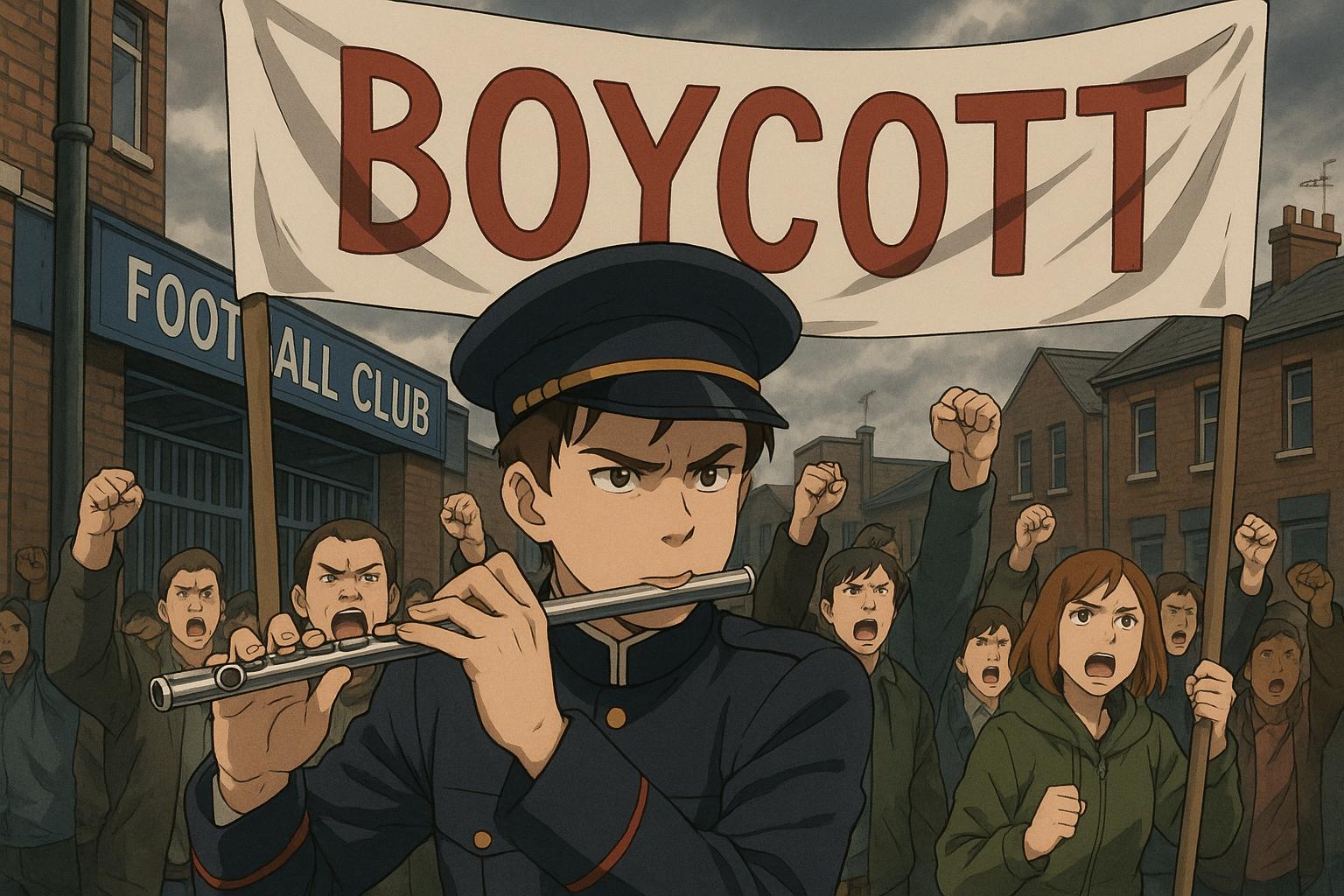 Loyalist band calls for boycott of Coleraine FC amid sectarian chants controversy
