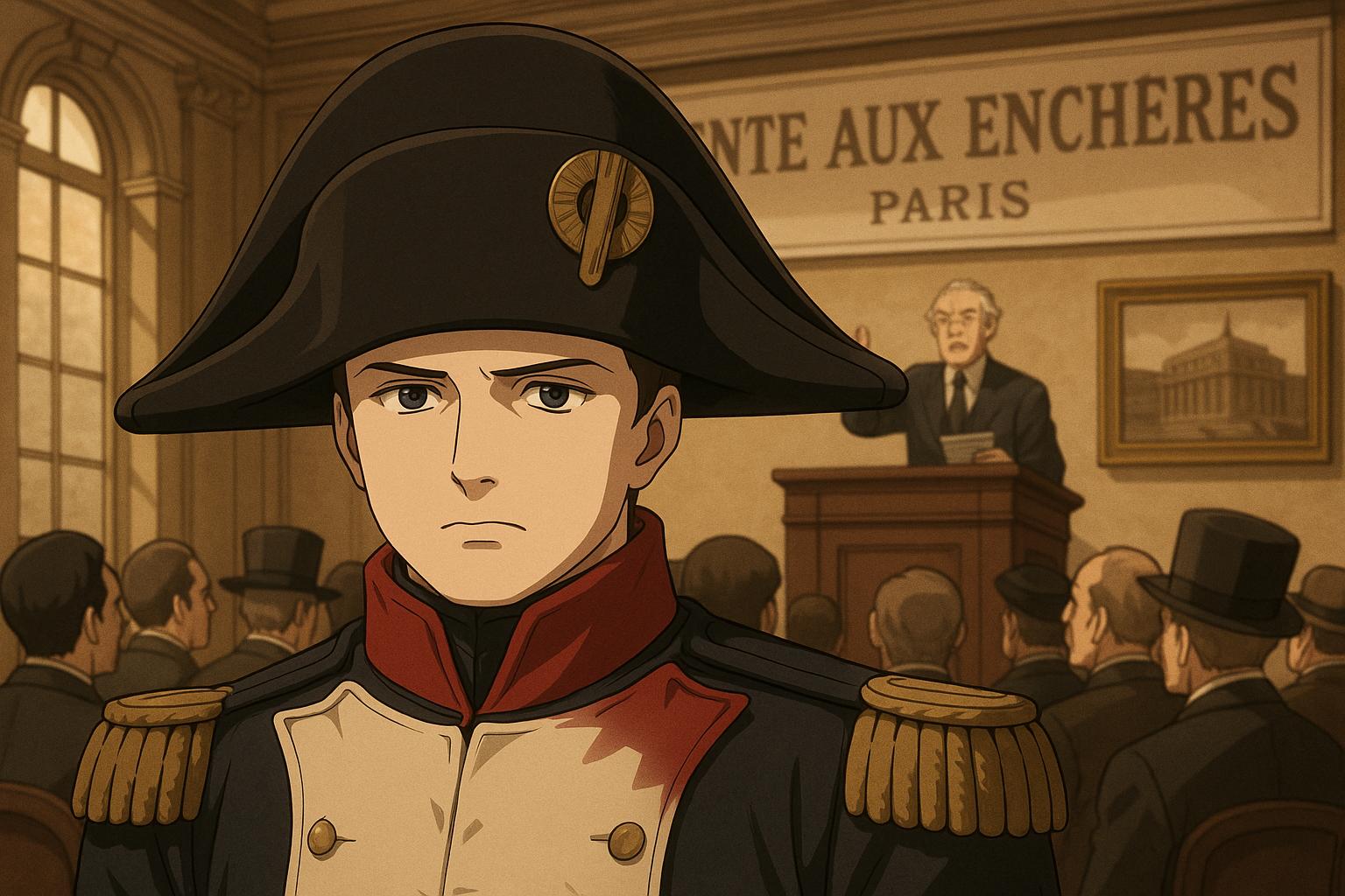 Napoleon’s bicorne hat expected to fetch £700,000 in Paris auction of emperor’s prized possessions