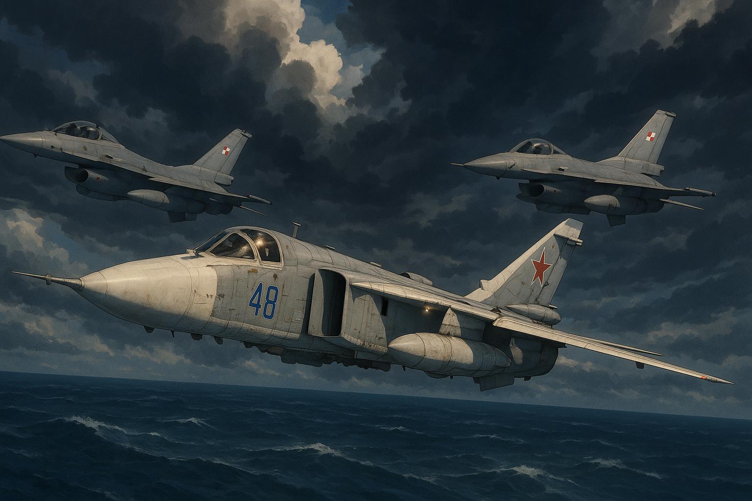 Poland intercepts Russian Su-24 as Baltic tensions soar amid NATO drills