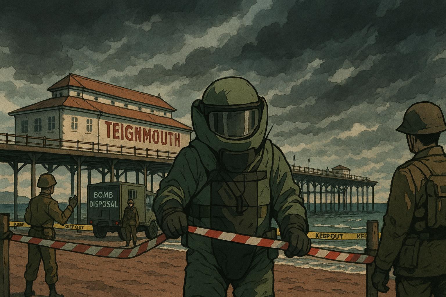 Teignmouth cordoned off as suspected WWII bomb discovery raises fresh safety fears
