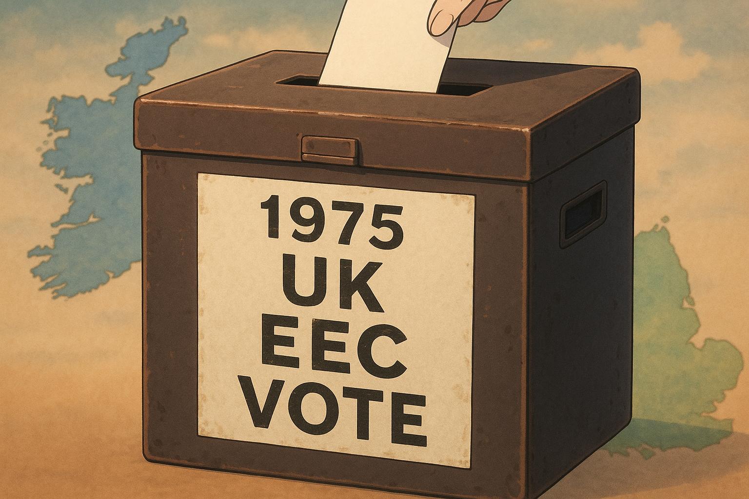 Fifty years on, UK’s 1975 EEC vote echoes Brexit’s overlooked Irish border dilemma