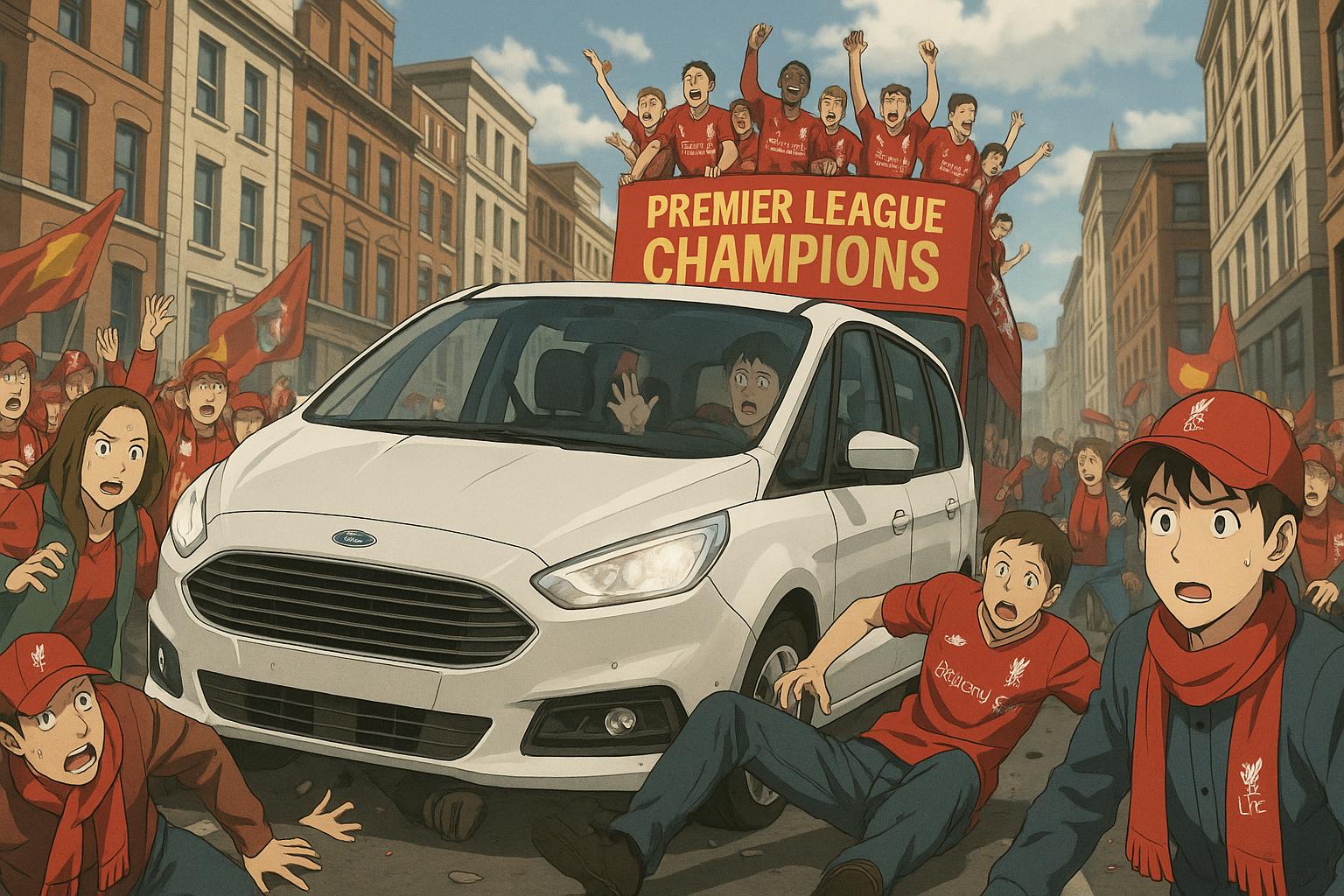 Nearly 50 injured as car mows down crowd at Liverpool Premier League trophy parade