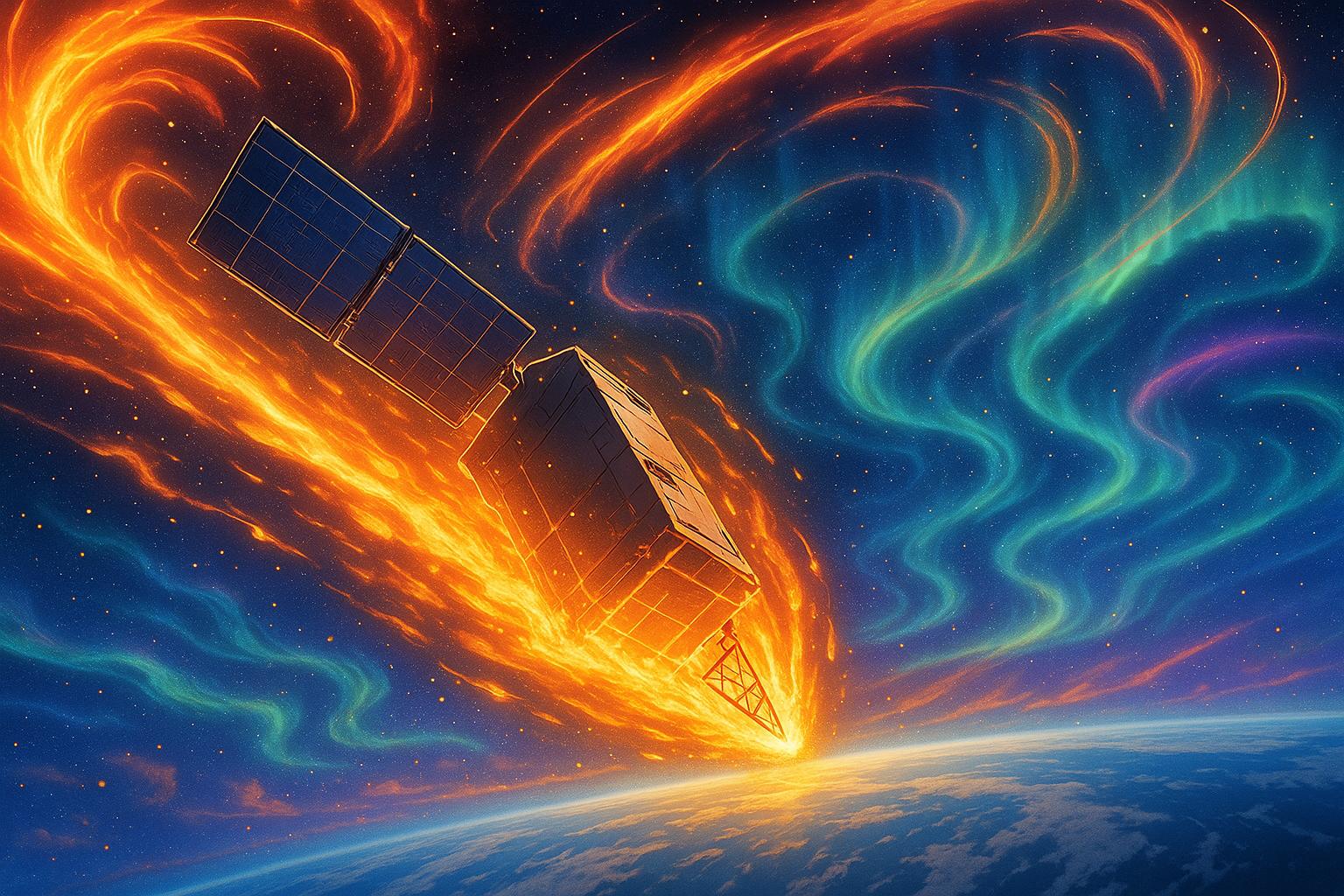Solar storms accelerate satellite re-entries, raising debris and safety concerns