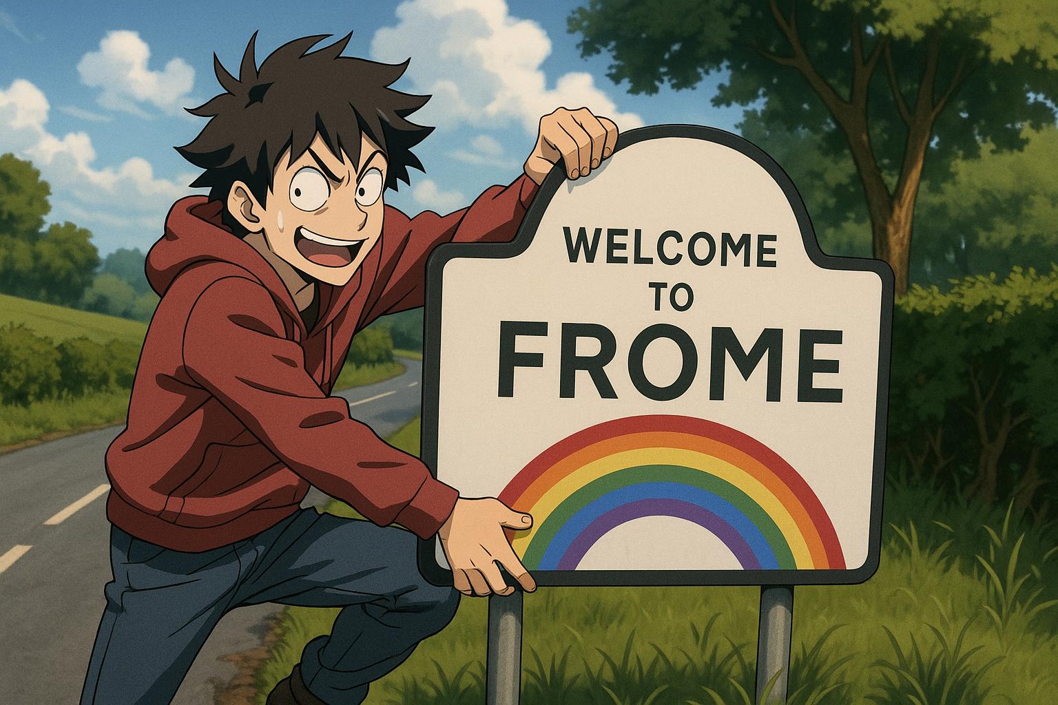 Frome welcome sign prank sparks council crackdown on road sign thefts