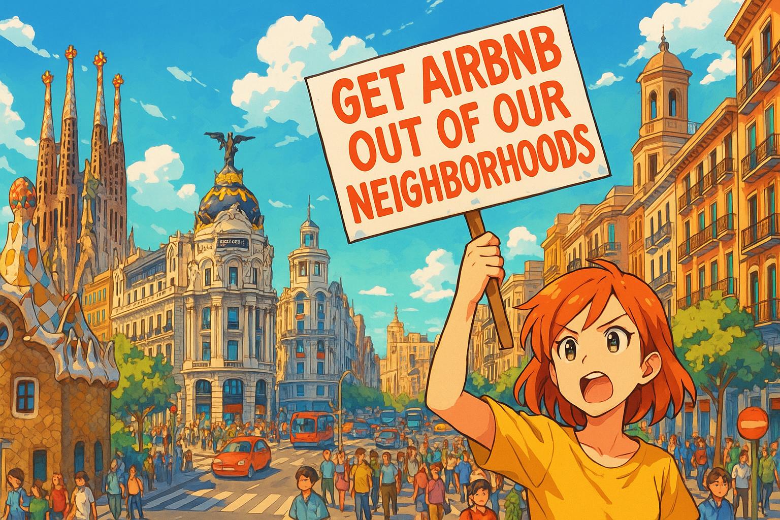 Spain tightens Airbnb regulations amid rising housing protests and overtourism concerns