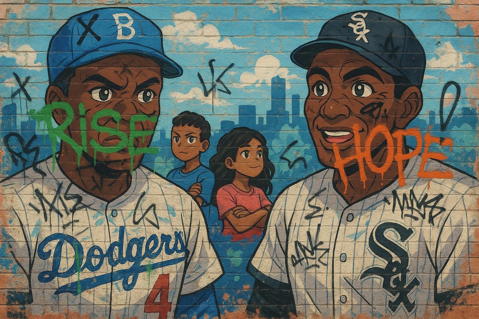 Miami mural honouring Jackie Robinson and Minnie Miñoso vandalised with racist symbols