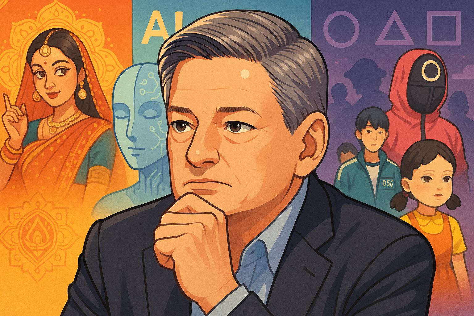 Netflix co-CEO Ted Sarandos highlights AI as a tool, not a threat, amid focus on global storytelling