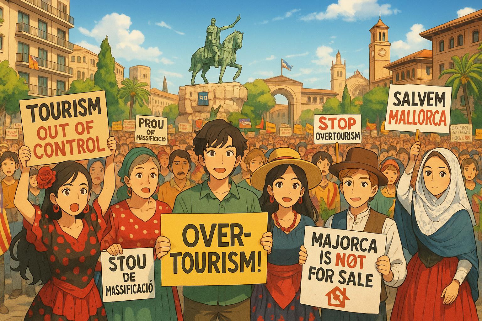 Majorca braces for mass protests as locals demand limits on tourism