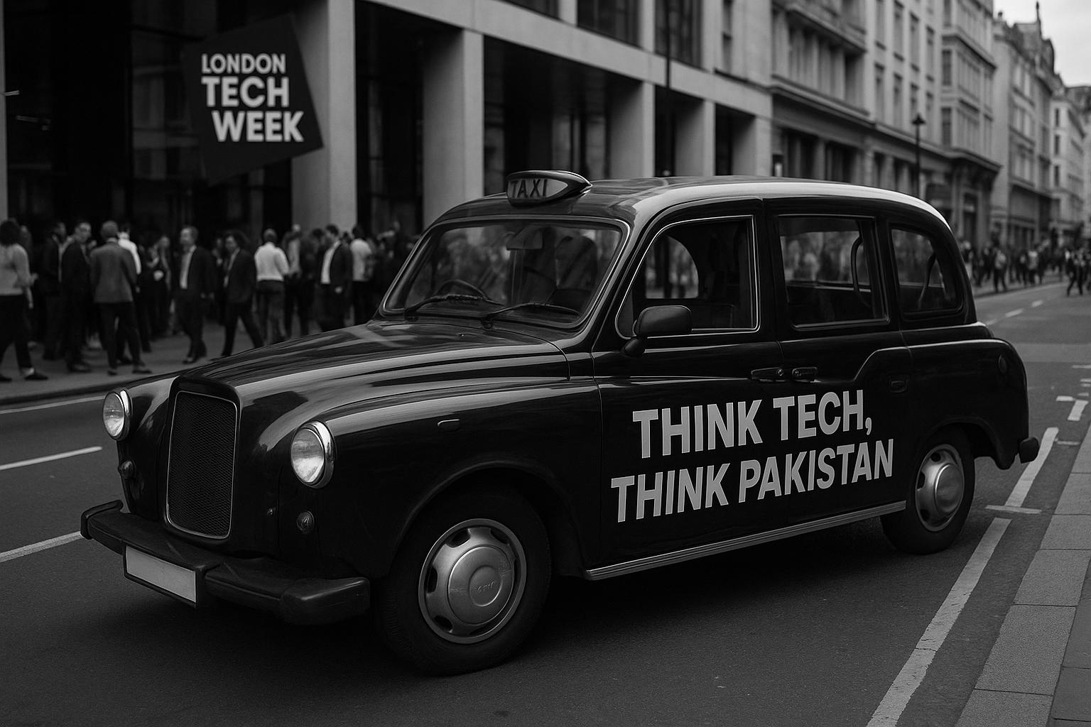 Pakistan launches bold London taxi campaign to spotlight booming tech sector