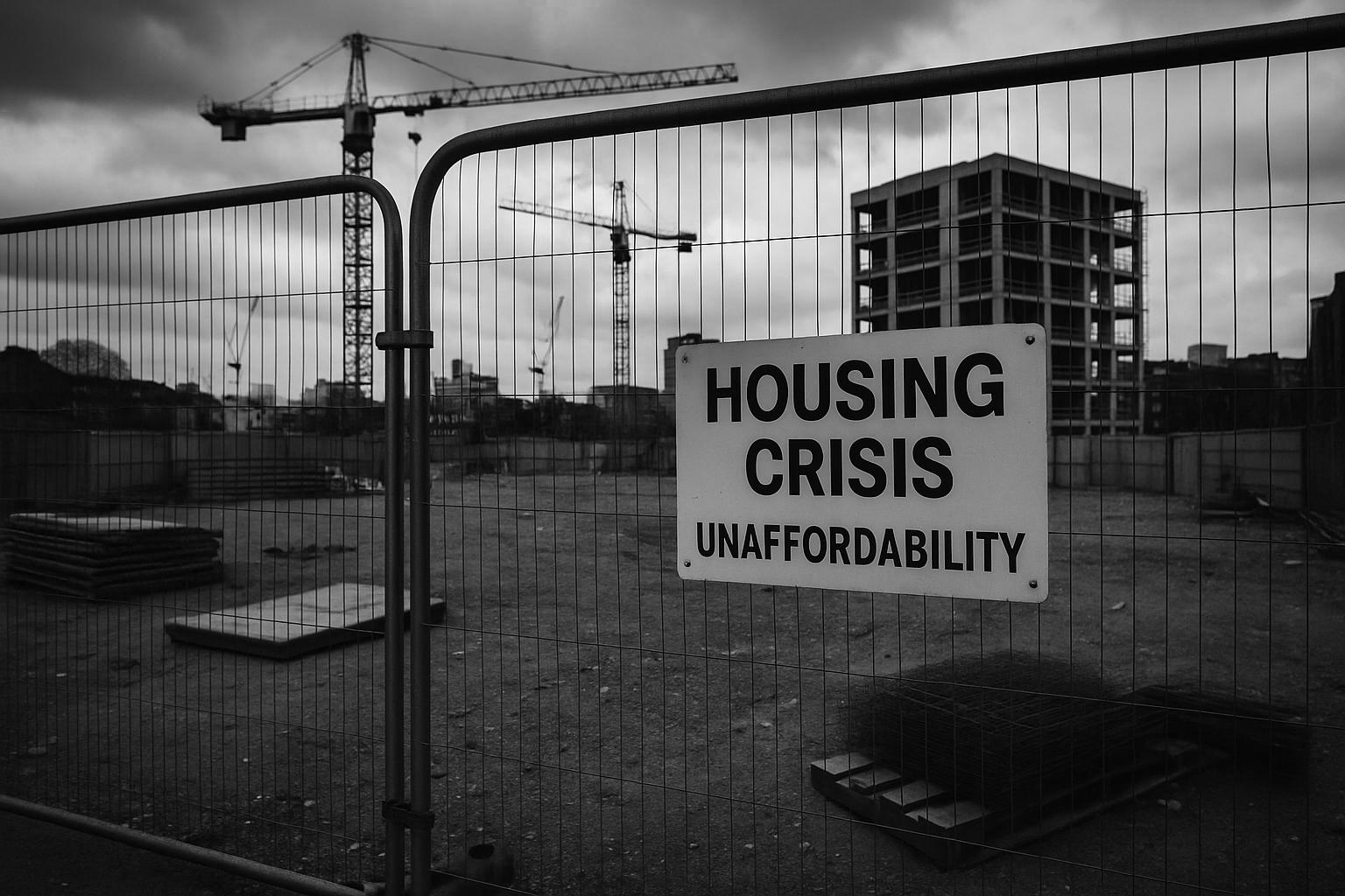 London housing crisis worsens as new home starts plummet by 75% amid soaring affordability gap