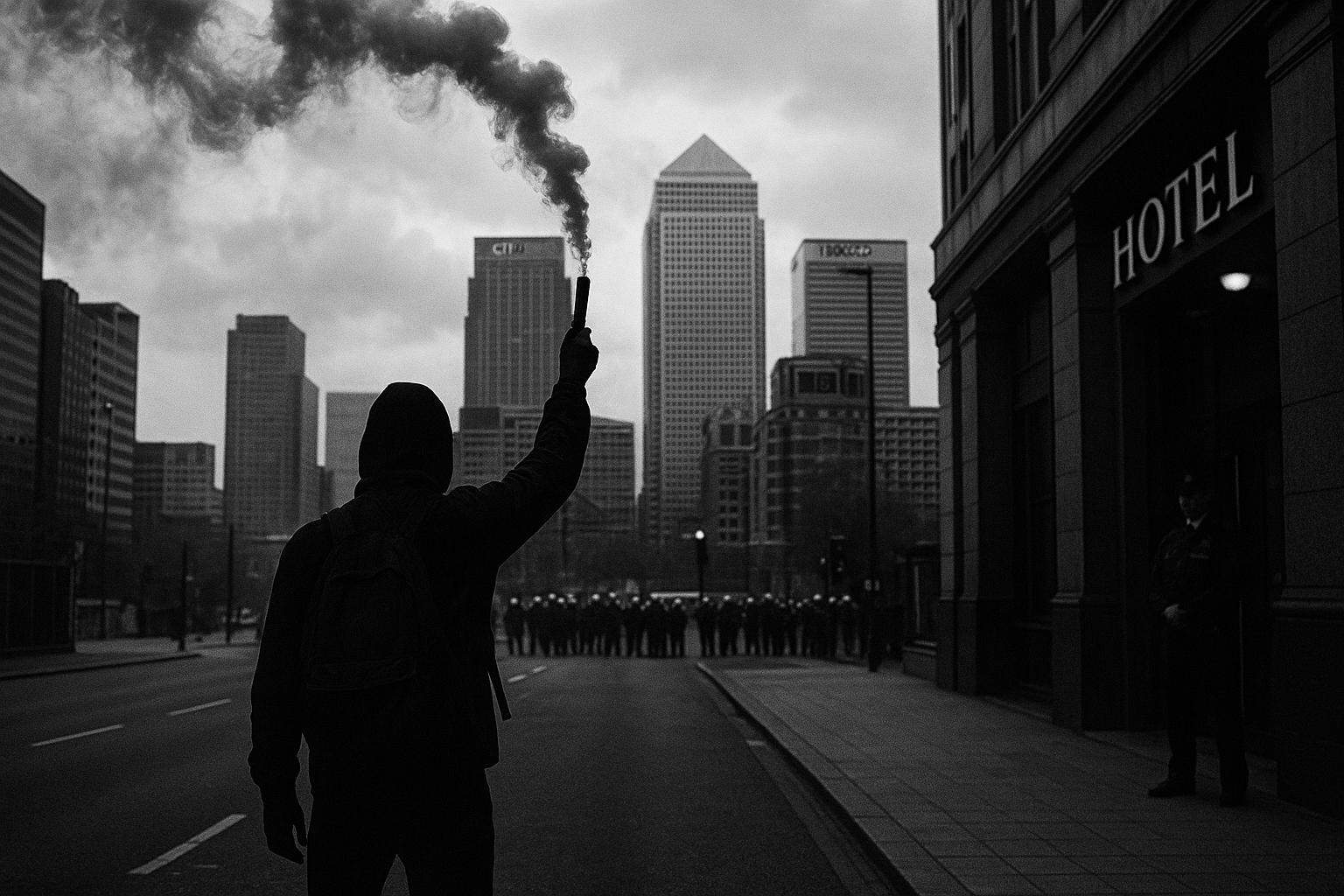 Lee Anderson accuses Keir Starmer of 'evil' plan as Canary Wharf hotel protests escalate