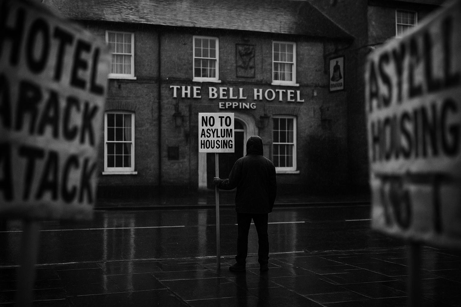 Fresh protests outside asylum hotels after High Court blocks Bell Hotel in Epping