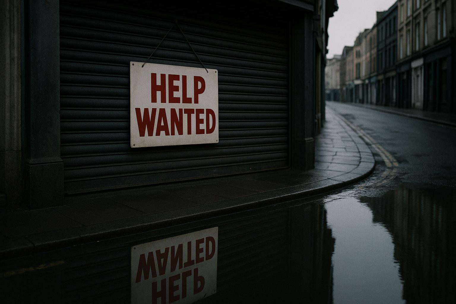 UK private sector job losses deepen as public employment hits record high amid economic slowdown