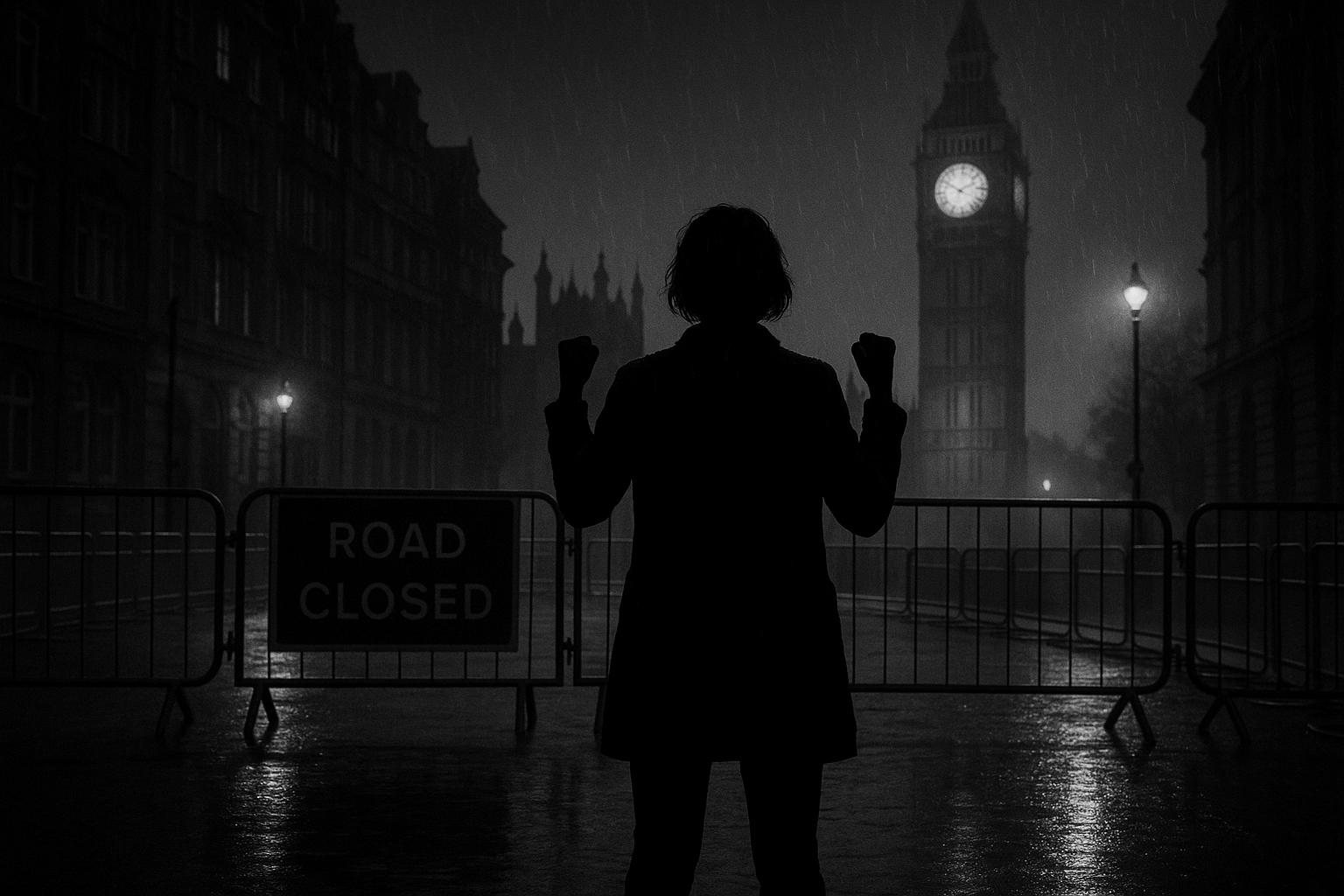 Masked protesters and police clash over UKIP protest ban in Tower Hamlets