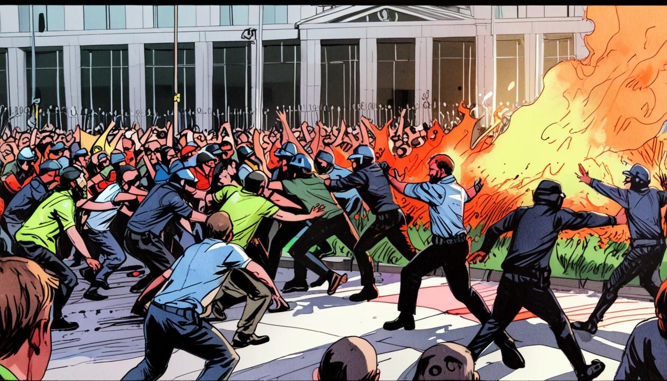 Violent clashes erupt at Melbourne protest amid concerns over anti-vilification laws