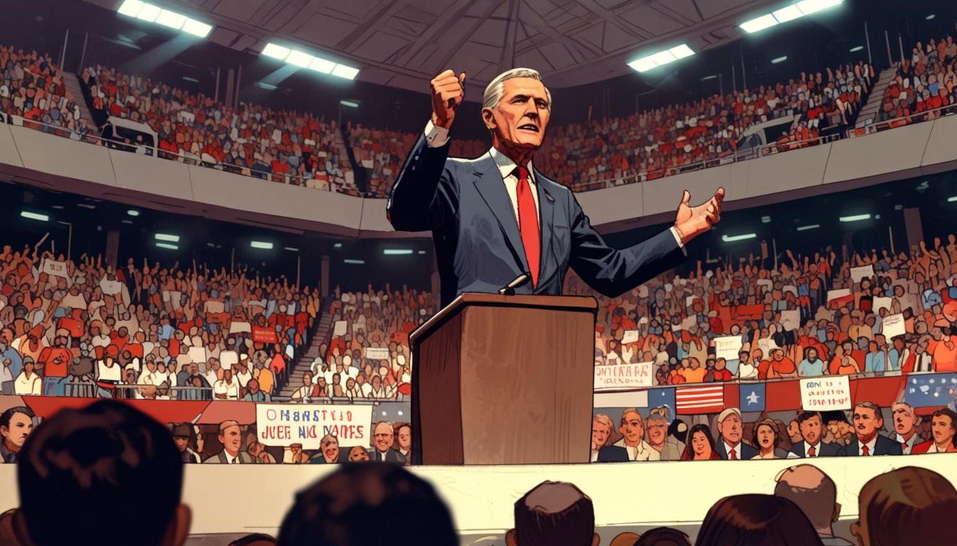 Former president hints at 2028 run amid shrinking rally crowds and mounting controversies