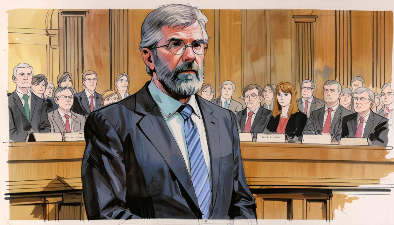 Gerry Adams challenges BBC over claims he sanctioned murder amid contested peace legacy