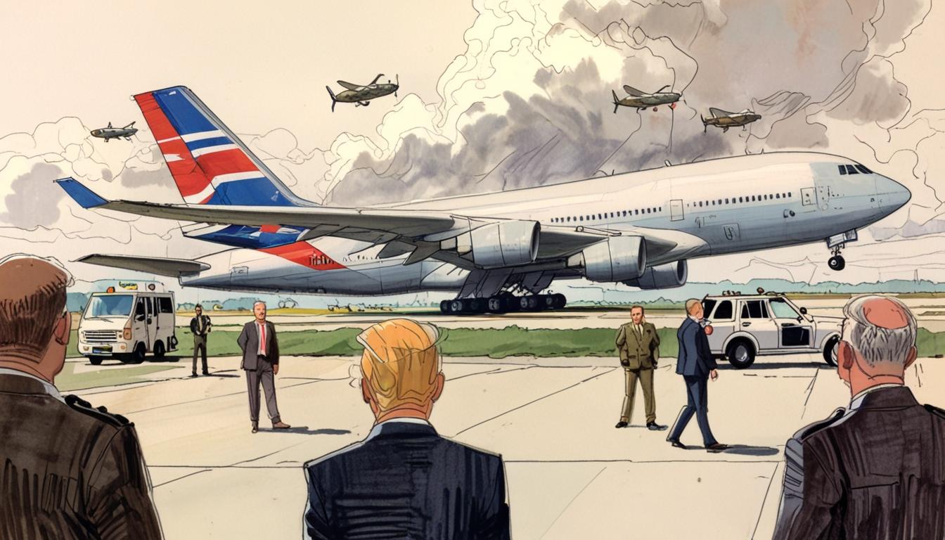 Trump’s brief UK stop highlights economic focus amid Middle East crises