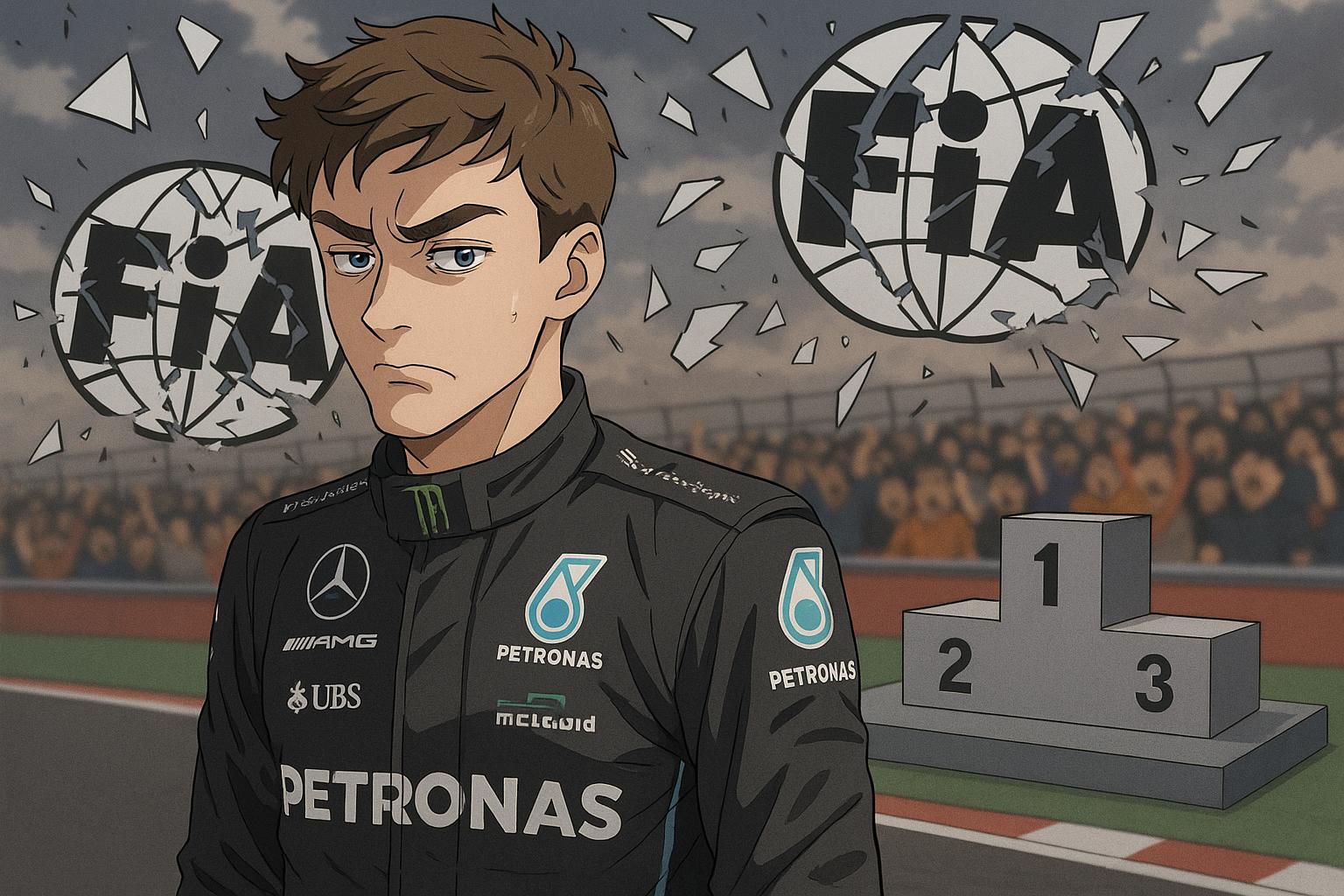 George Russell criticises FIA’s swearing penalty easing as political manoeuvre ahead of elections