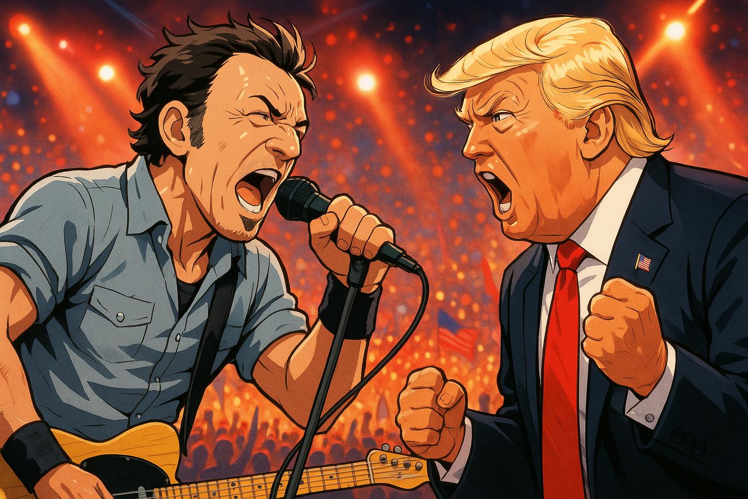 Donald Trump lashes out at Bruce Springsteen and Taylor Swift amid escalating cultural clash