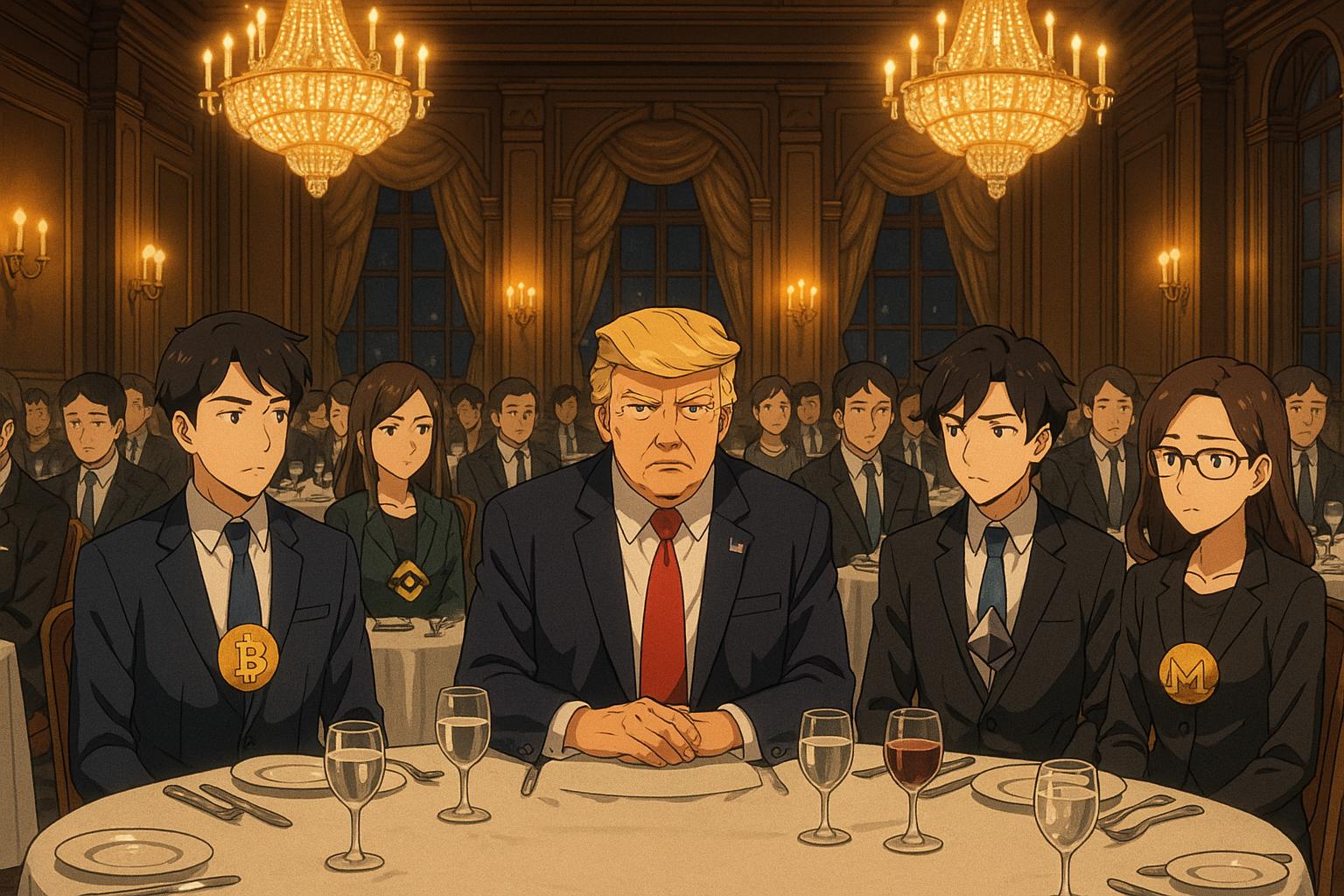 Donald Trump’s $TRUMP token dinner exposes deep ethical conflicts in cryptocurrency politics