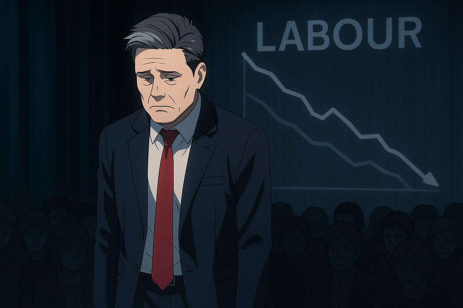 Keir Starmer faces historic slump in support amid rising Labour discontent