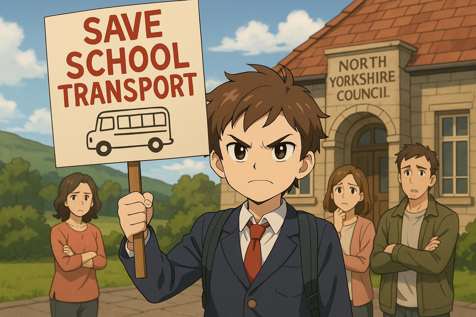Campaigners accuse North Yorkshire Council of prioritising image over savings in school transport row