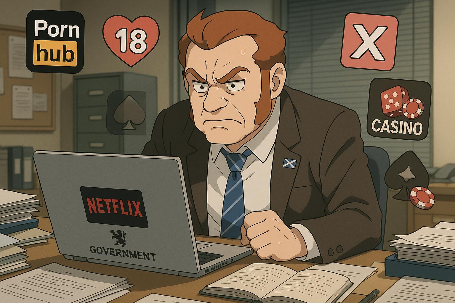 Civil servants in Scotland caught streaming Netflix and visiting adult sites on government laptops
