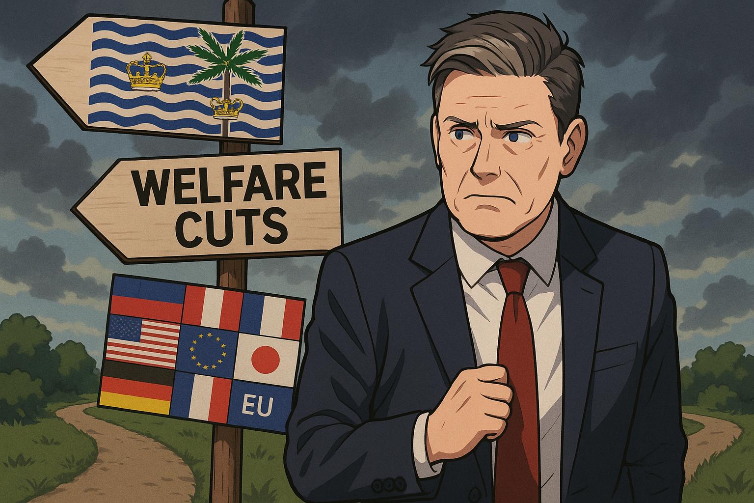 Starmer halts Chagos deal amid welfare cuts and party unrest