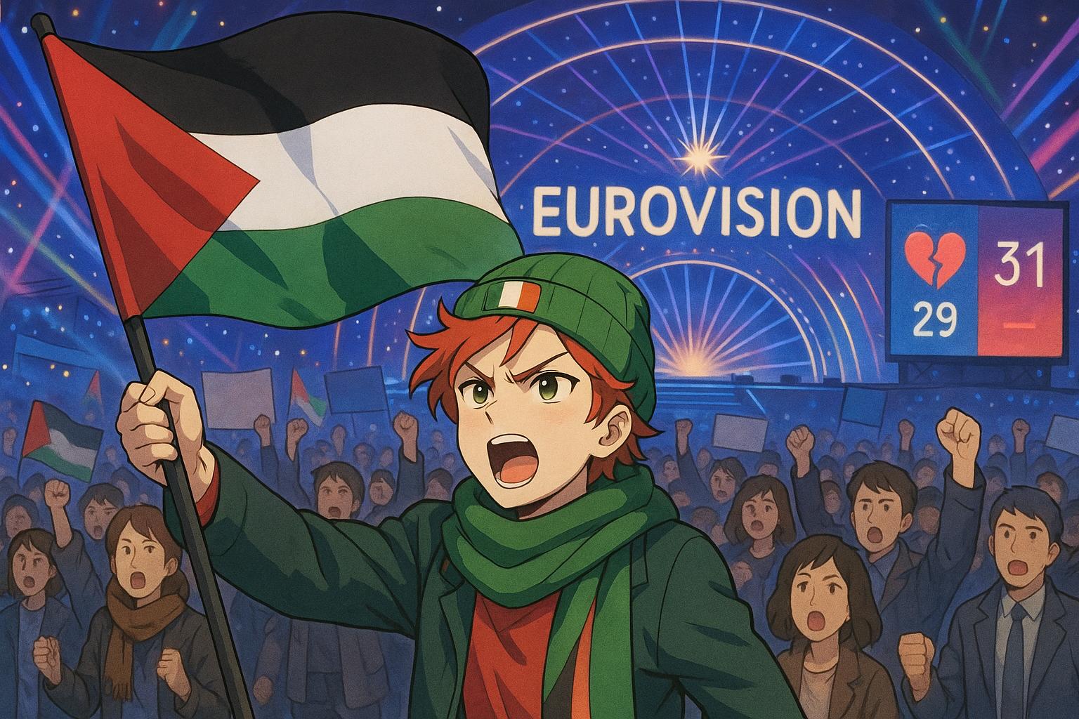 Eurovision voting exposes divide in Irish public opinion on Israel-Palestine conflict