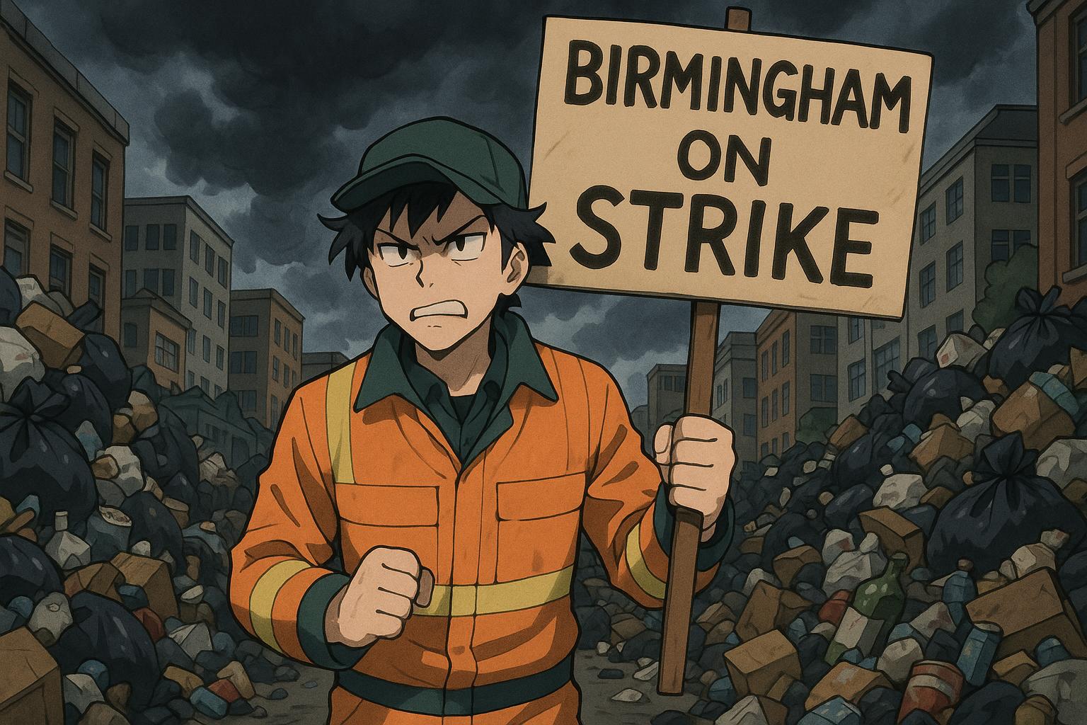 Birmingham refuse strike escalates into public health emergency amid council financial crisis