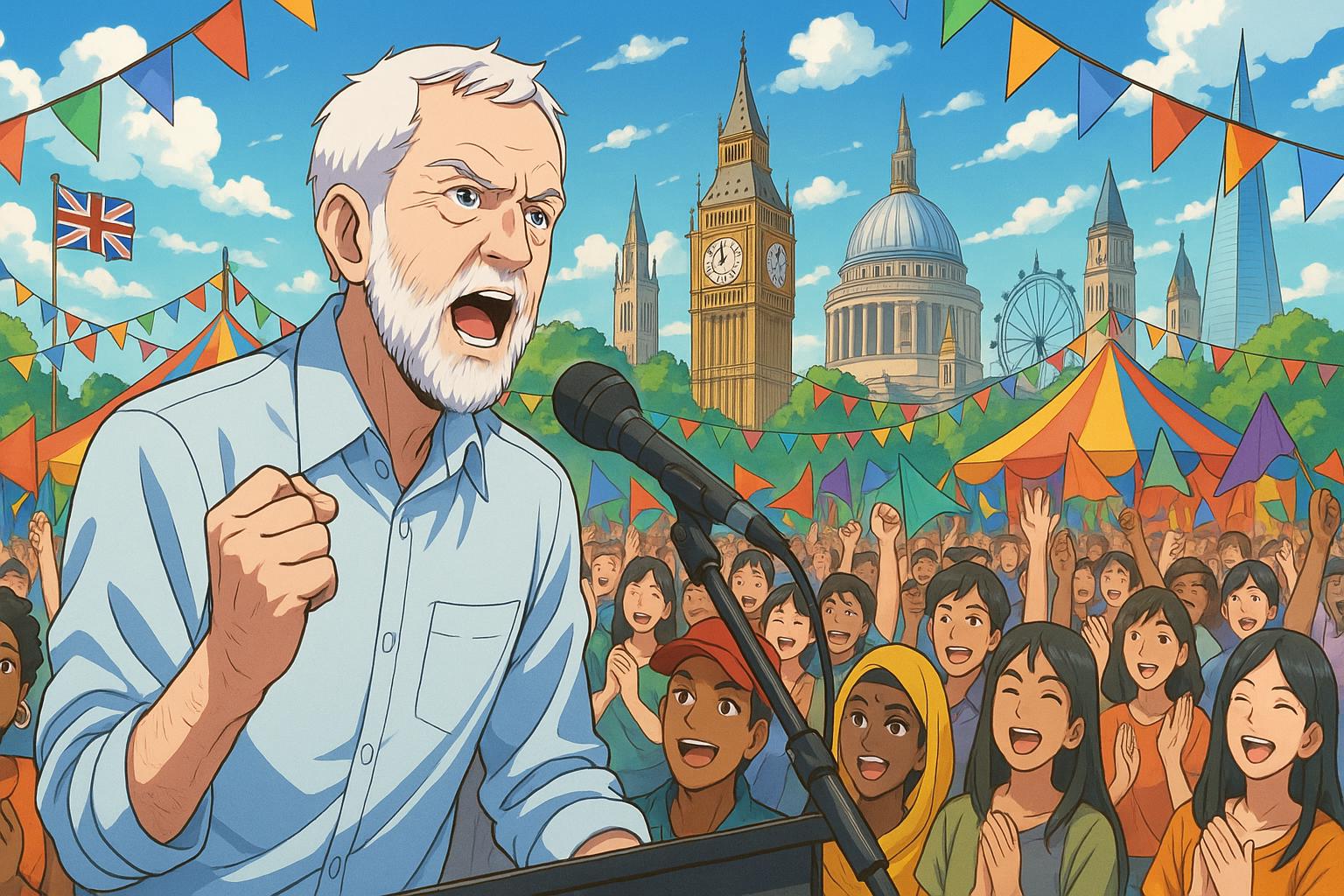 Jeremy Corbyn condemns Keir Starmer’s immigration rhetoric as divisive and echoes Enoch Powell