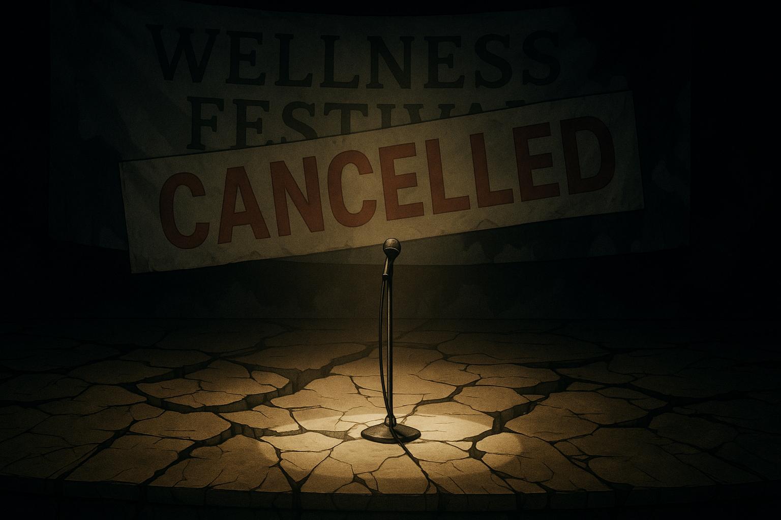 Comedian's Community wellness festival cancelled amid serious criminal allegations